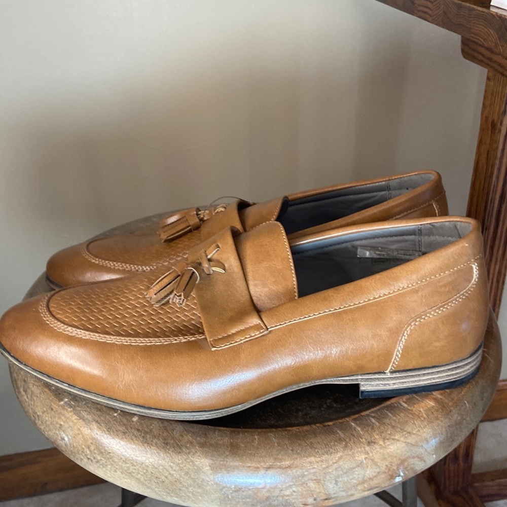 Faux Leather Loafers